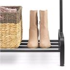 Appendiabiti autoportante in metallo – Nero, 155 A x 109 L x 46 P cm