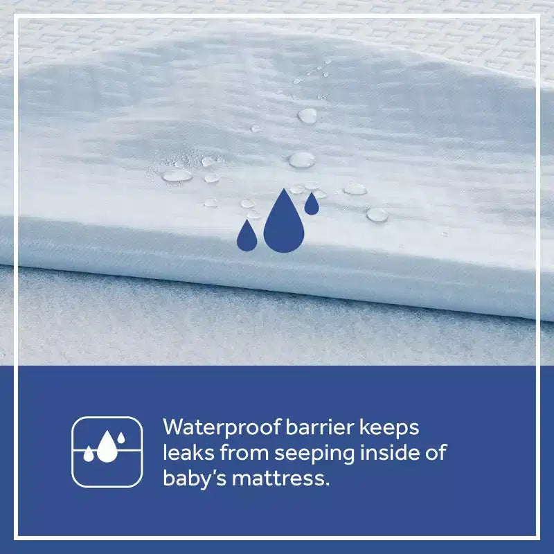 Breathable Foam Crib & Toddler Mattress - White