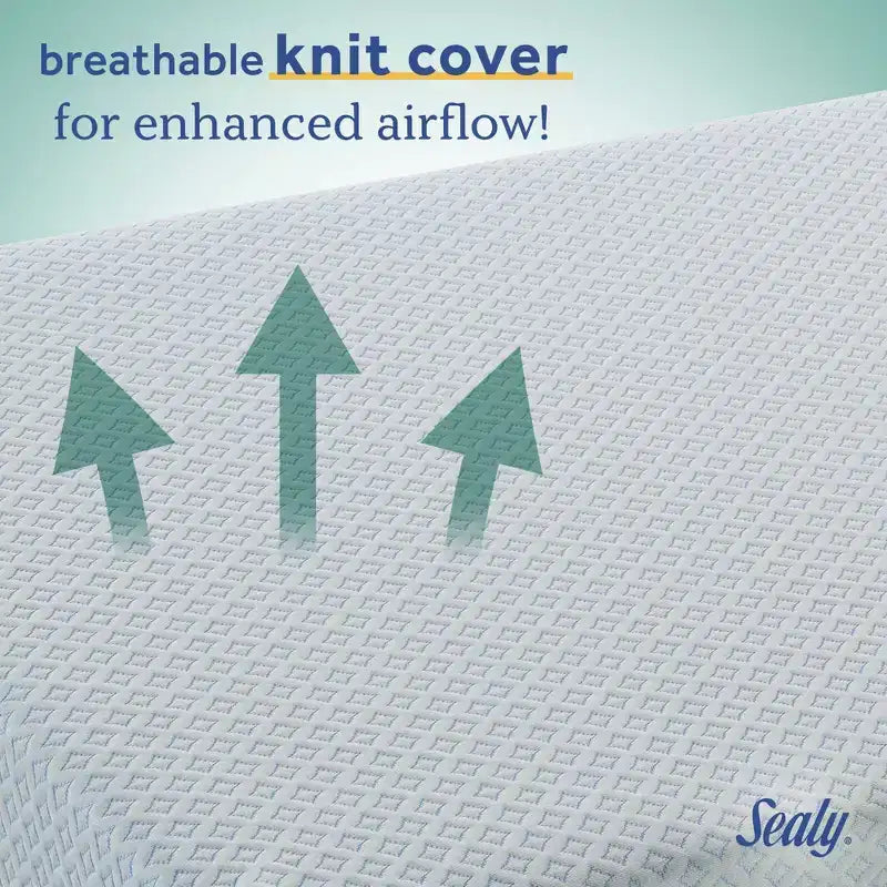 Breathable Foam Crib & Toddler Mattress - White