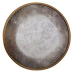 Howard Elliott 22.5" Round Albizzi Iron Framed Antiqued Wall Mirror