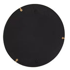 Specchio da Parete Anticato con Cornice Rotonda in Ferro da 22,5"