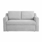 Serta Hans Convertible Loveseat Woven Linen