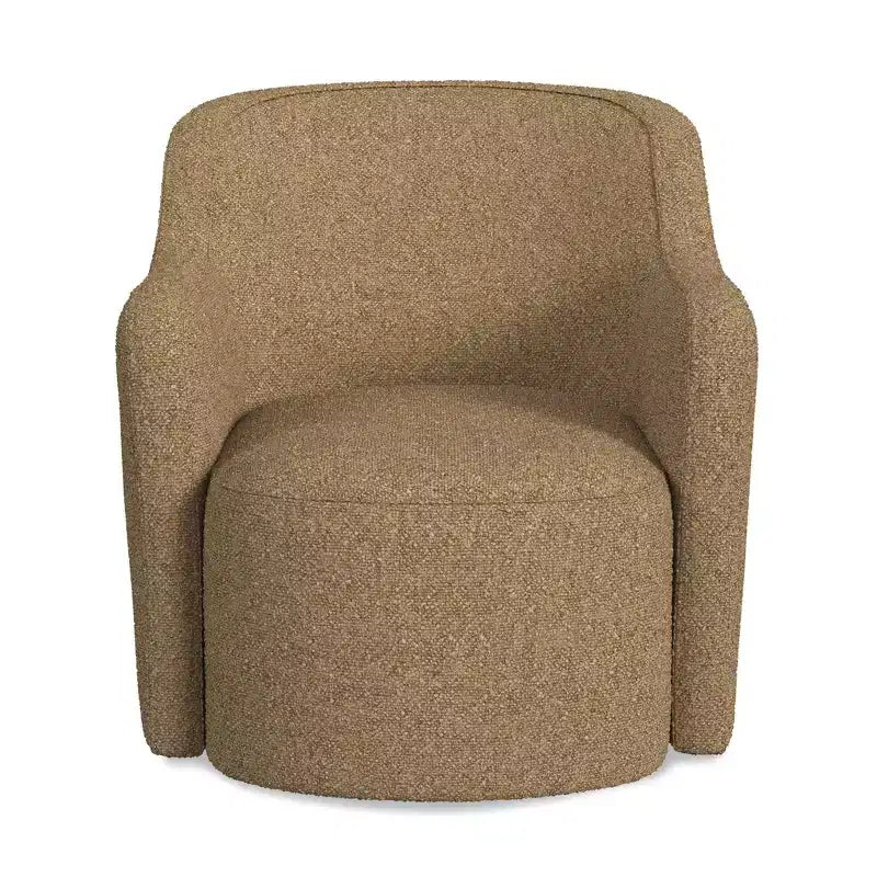 Upholstered Swivel Accent Chair - Light Tan
