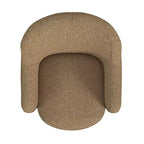 Poltrona girevole imbottita - Beige chiaro