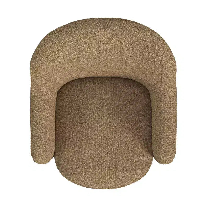 Upholstered Swivel Accent Chair - Light Tan