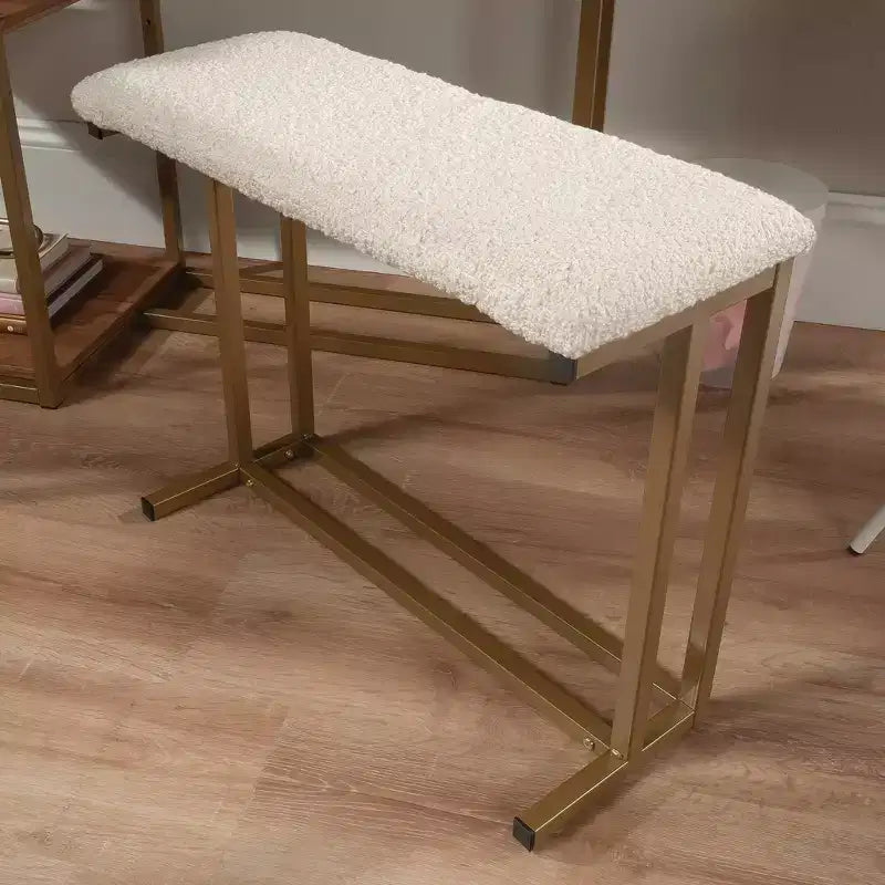 Vanity Table with Mirror and Storage - Sindoori Mango