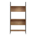 Libreria a 5 ripiani da 169,5 cm con finitura rovere anticato