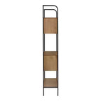 Libreria a 5 ripiani da 169,5 cm con finitura rovere anticato