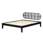 South Shore Queen Hoya Bed and Headboard Black