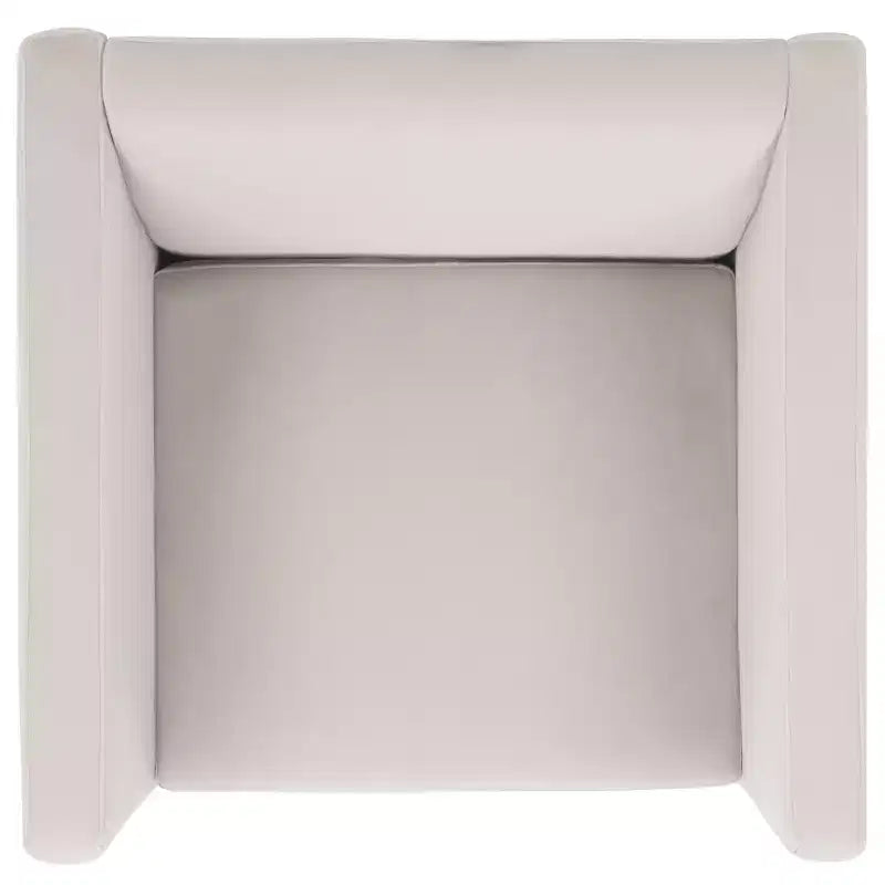 Velvet Accent Chair with Wood Frame