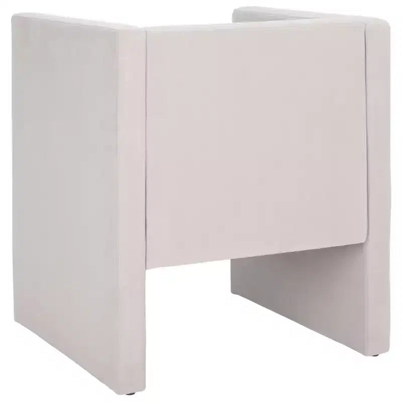 Velvet Accent Chair with Wood Frame