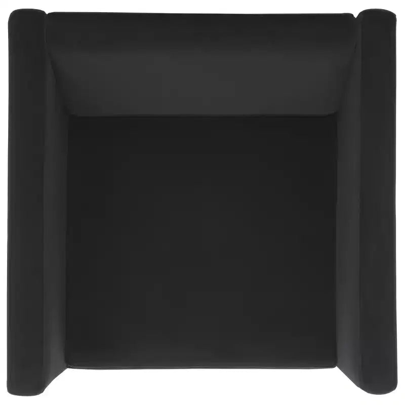 Velvet Accent Chair with Wood Frame