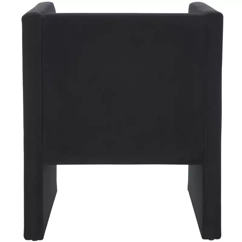Velvet Accent Chair with Wood Frame