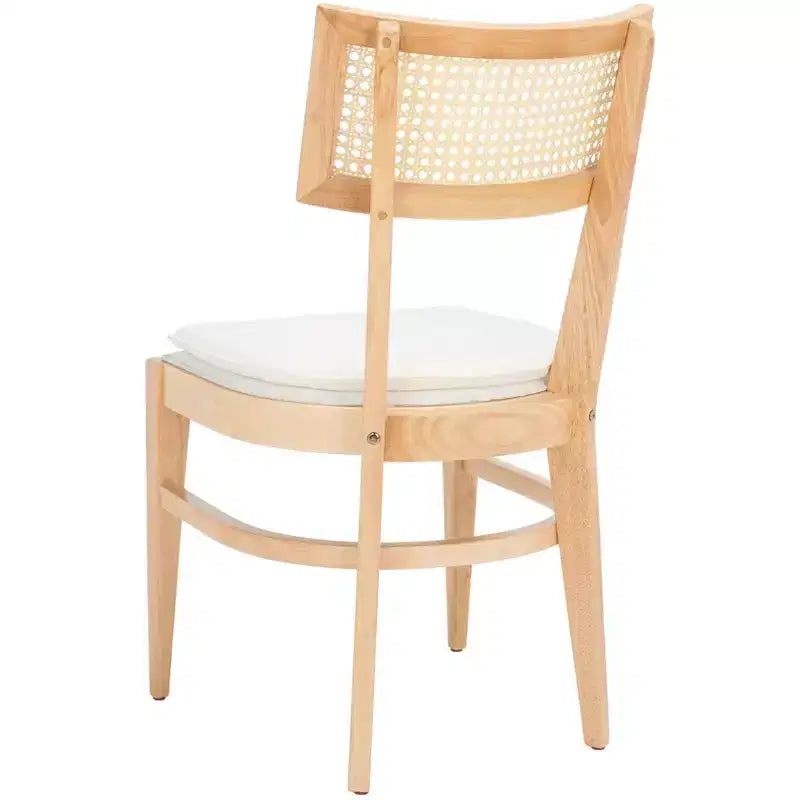Cane Dining Chair with Cushion