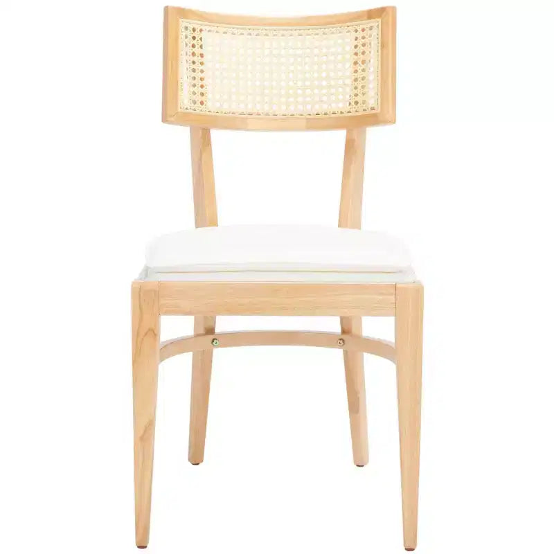 Cane Dining Chair with Cushion