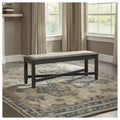 Upholstered Dining Bench with Nailhead Trim