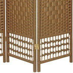Divisorio in fibra intrecciata a 3 pannelli, alto 170 cm
