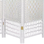 Divisorio in fibra intrecciata a 3 pannelli, alto 170 cm