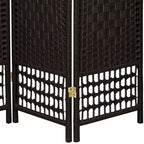 Divisorio in fibra intrecciata a 3 pannelli, alto 170 cm