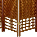 Divisorio in fibra intrecciata a 3 pannelli, alto 170 cm