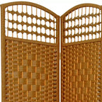 Divisorio in fibra intrecciata a 3 pannelli, alto 170 cm