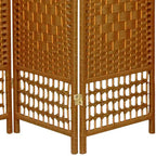 Divisorio in fibra intrecciata a 3 pannelli, alto 170 cm