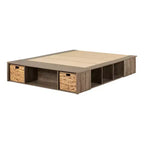 South Shore Storage Bed with Baskets
