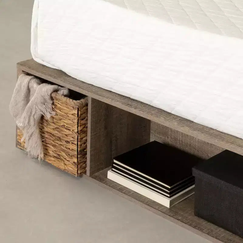 Storage Bed with Baskets