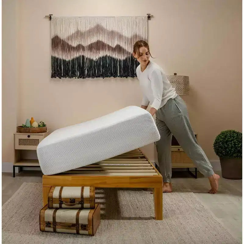 Bryt Green Tea Cooling Memory Foam Mattress - Bed Mattress in A Box