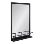 Jackson Metal Frame Mirror with Shelf - Kate & Laurel All Things Decor