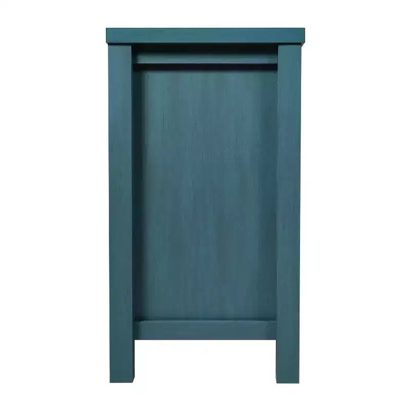 Engineered Wood Buffet Sideboard Storage Cabinet with Open Shelf, 2 Drawers and 2 Tempered Glass Doors