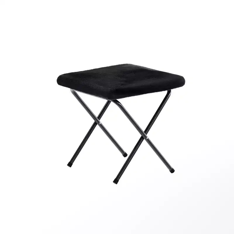 Oversized Folding Saucer Chair and Ottoman for Dorm, Bedroom
