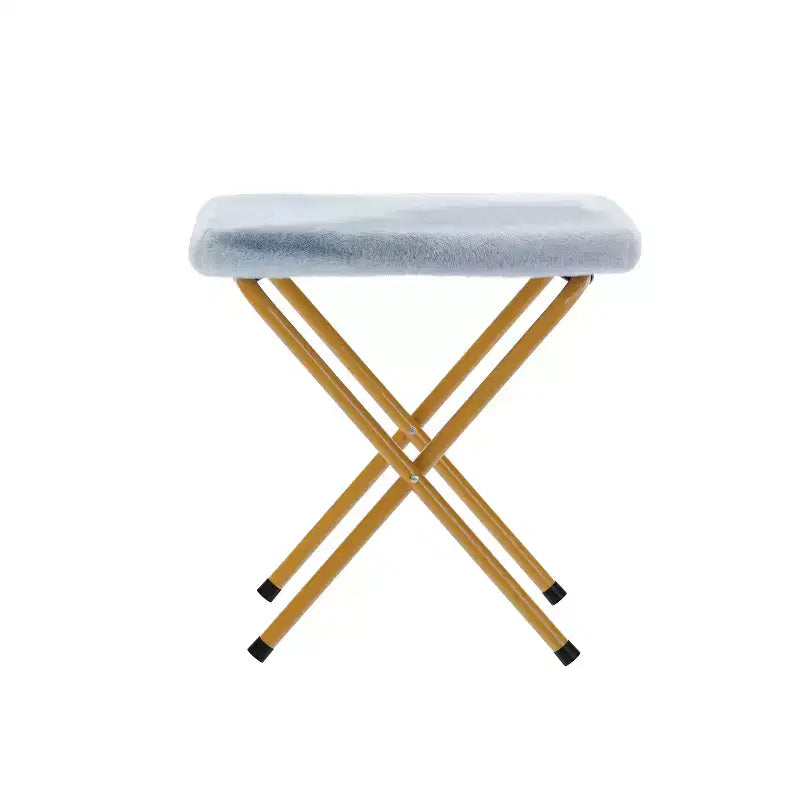 Oversized Folding Saucer Chair and Ottoman for Dorm, Bedroom