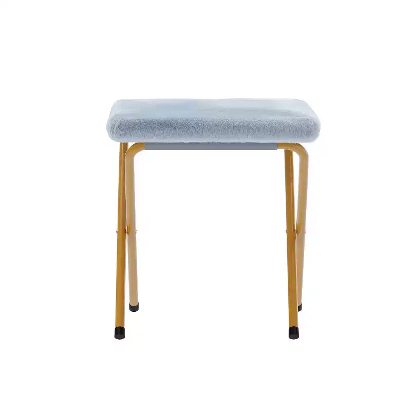 Oversized Folding Saucer Chair and Ottoman for Dorm, Bedroom
