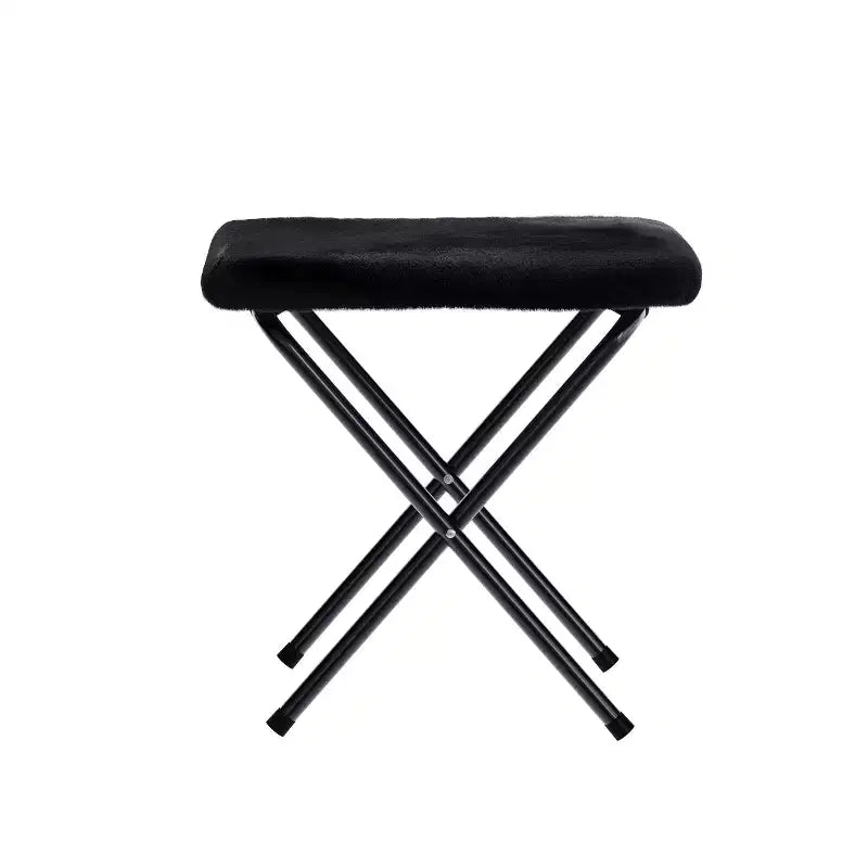 Oversized Folding Saucer Chair and Ottoman for Dorm, Bedroom