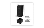 Classificatore verticale a 3 cassetti, formato Letter, nero, 35,6 x 45,7 x 88,6 cm