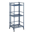 32.5 Extra Storage 3 Tier Foldable Metal Shelf - Breighton Home