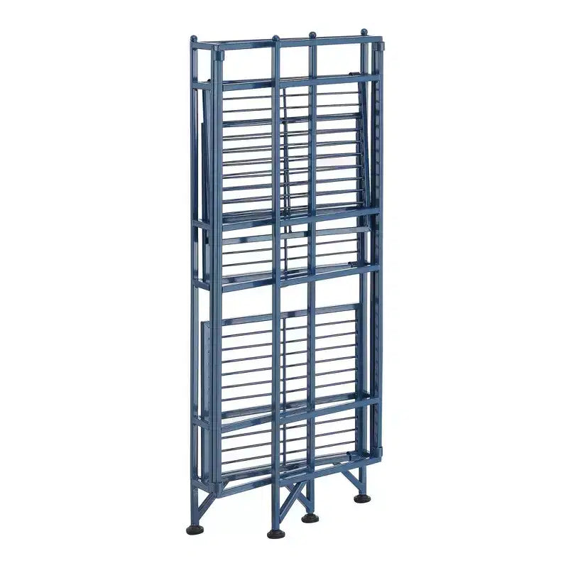 32.5" 3-Tier Foldable Metal Storage Shelf