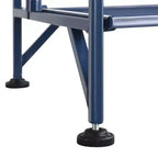 Scaffale portaoggetti pieghevole in metallo a 3 ripiani da 82,5 cm