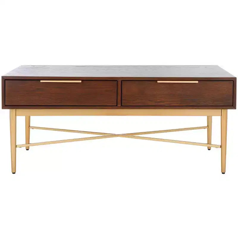 2 Drawer Coffee Table with Storage