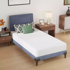 FDW Base Foam Mattress 8 Inch Mattress, CertiPUR-US Certified,Breathable Bed Mattress for Cooler Sleep Supportive,Removable Soft Cover,White