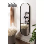 Specchio da parete decorativo con cornice, 16 x 48 capsule