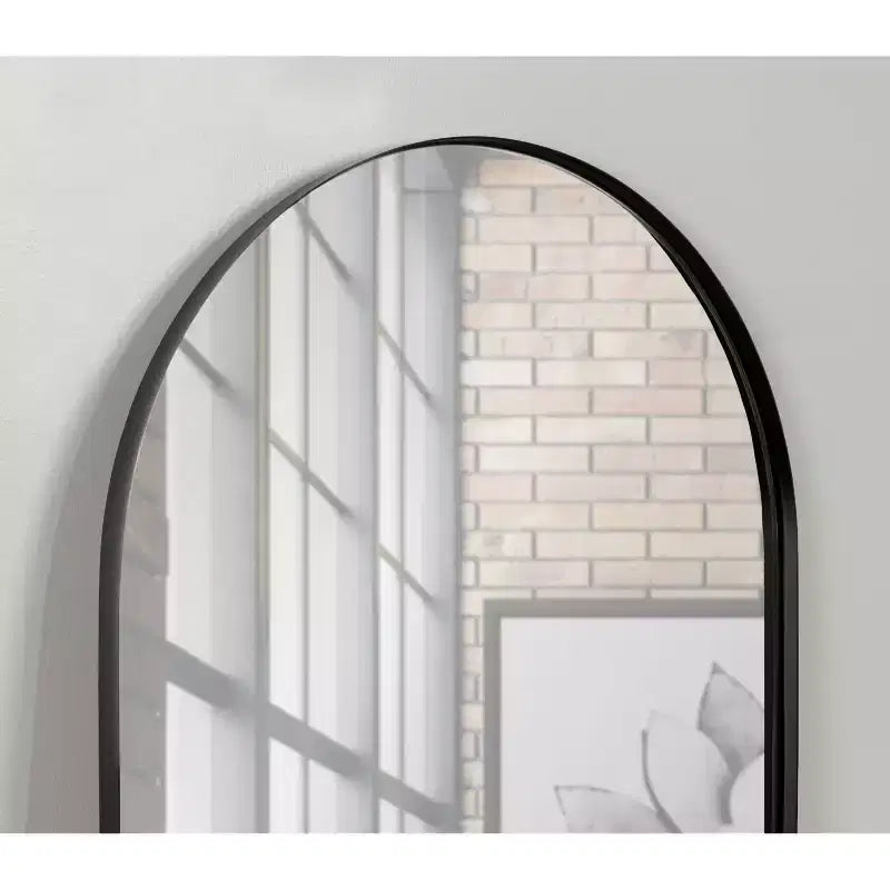 16 x 48 Capsule Framed Decorative Wall Mirror