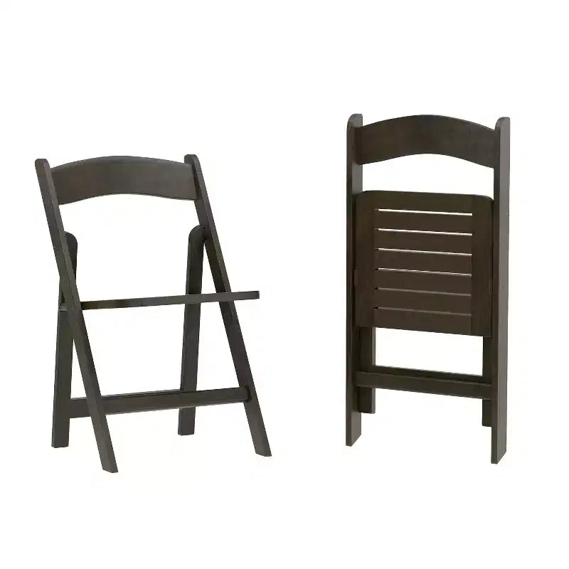 Solid Wood Folding Dining Chair - Set of 2