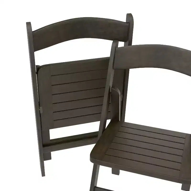 Solid Wood Folding Dining Chair - Set of 2