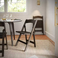 Solid Wood Folding Dining Chair - Set of 2