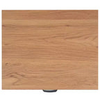 Comodino a 2 cassetti con rete in rattan