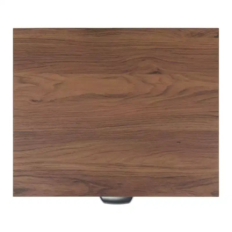 2-Drawer Nightstand with Rattan Mesh