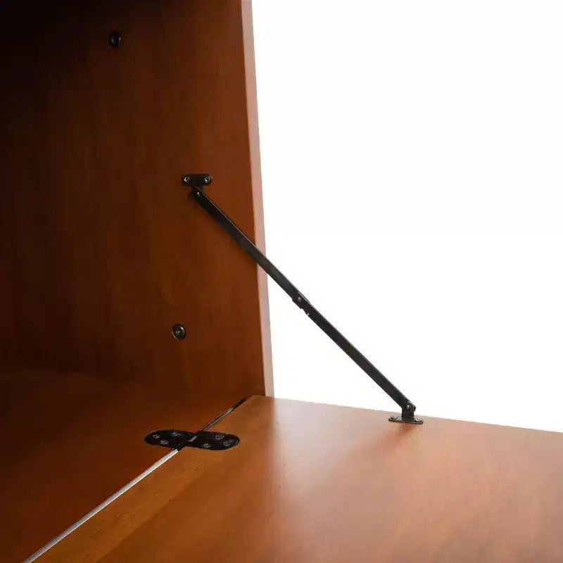 3-Shelf 1-Door Etagere Bookcase