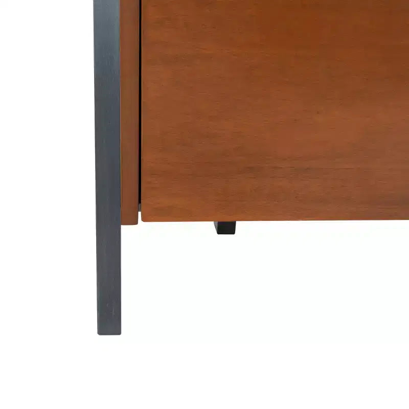 3-Shelf 1-Door Etagere Bookcase